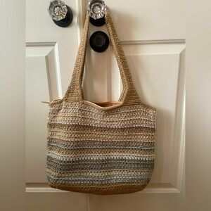 The Sak Neutral Woven Tote Bag - Perfect for Spring and Summer- BRAND NEW